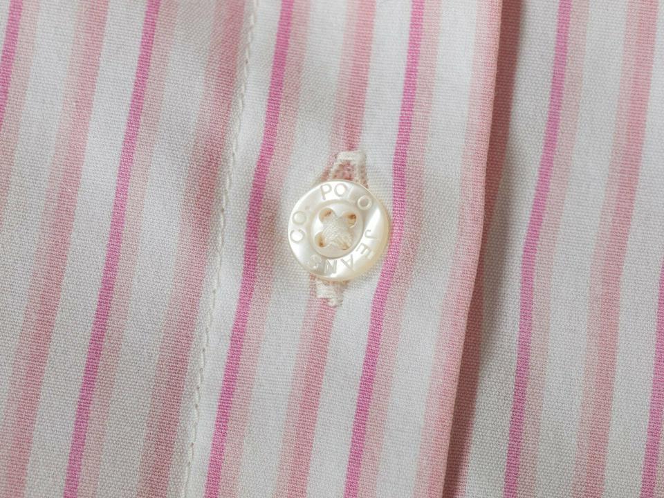 ORIGINAL *RALPH LAUREN* DAMEN BLUSE GR. 38 *ROSA* GESTREIFT in Reit im Winkl