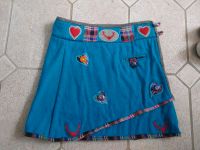 Wickelrock, Wollrock, Gr. XS; S, 34; 36, Handmade,blau,Rock,Damen München - Untergiesing-Harlaching Vorschau