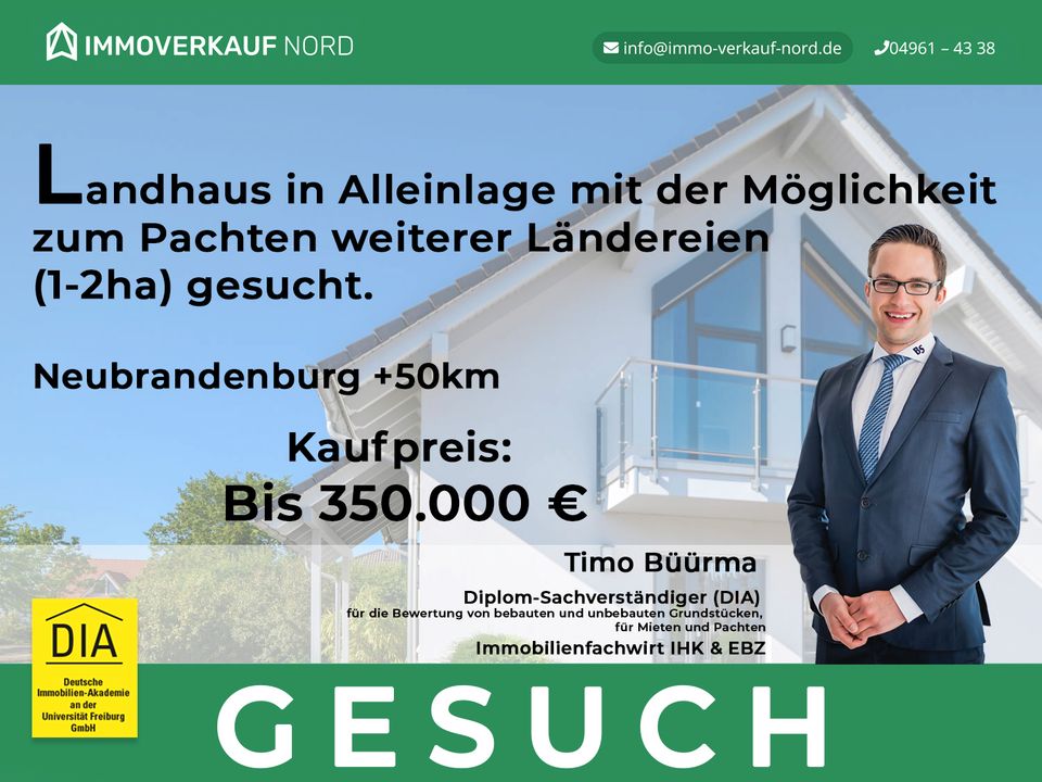 Landhaus in ruhiger Lage, Neubrandenburg + 50km in Neubrandenburg