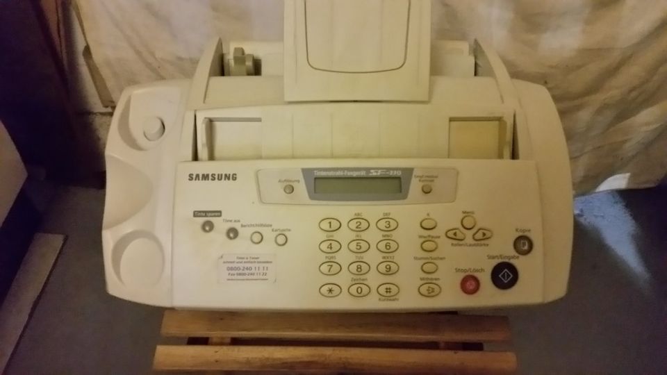 Faxgerät Samsung Tintenstrahlfax SF 330 in Herne