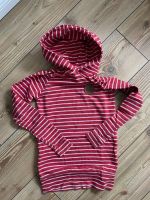 Handmade Hoodie rot mit Ringeln Streifen Etsy  Gr. 122 \ 128 Niedersachsen - Schellerten Vorschau