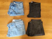 Hosenpaket 3 Jeanshosen Gr. 30/32 -34 1x Lederimitathose 30/32 Niedersachsen - Cuxhaven Vorschau