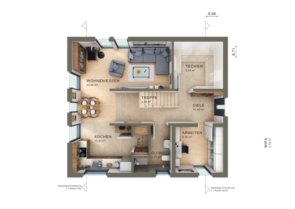 Großes Einfamilienhaus auf teilbarem Grundstück mit PV und Speicher in Quickborn