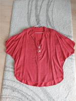 Coole Damen-Bluse, ziegelrot, aus Italien, Gr. S/M Sachsen - Plauen Vorschau