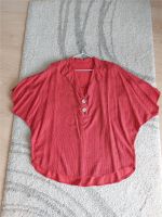Coole Damen-Bluse, ziegelrot, aus Italien, Gr. S/M Sachsen - Plauen Vorschau