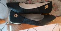 Verkaufe Ballerinas, Schuhe, schwarz gold, Marke SDS Bayern - Pocking Vorschau