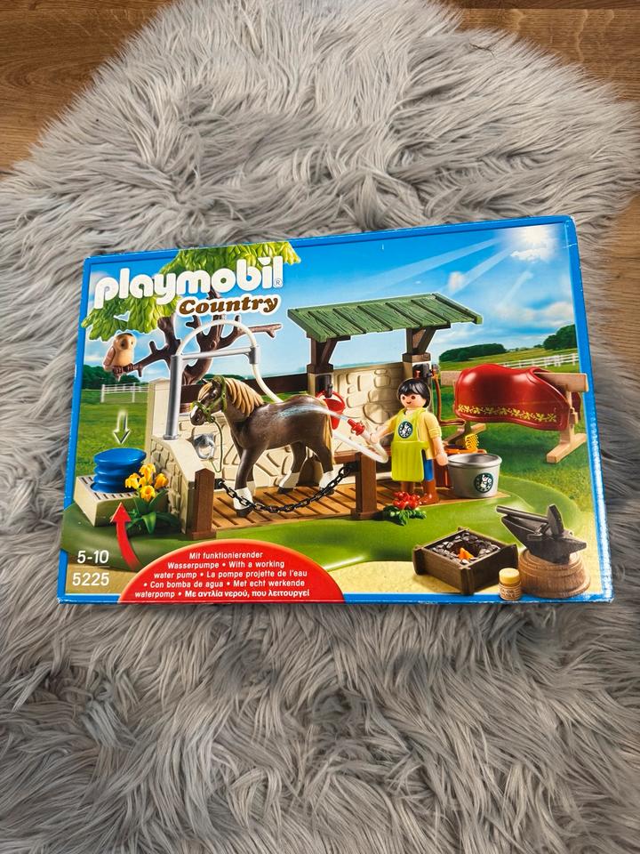 Playmobil Country 5225 Pferdepflegestation/ Hufschmied OVP in Vorbach