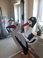 Storch aus Holz abzugeben 80×40 cm Baby, Geburt, Hochzeit Niedersachsen - Holdorf Vorschau