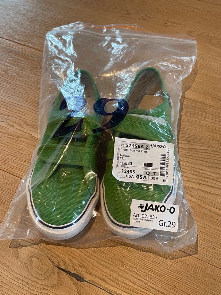 Grüne Stoffschuhe Gr. 29 von Jako-o NEU! in Neuhemsbach