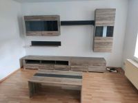 8-teiliges Wohnzimmermöbel-Set - Wohnwand/Anbauwand+Tisch+Vitrine Sachsen - Limbach-Oberfrohna Vorschau