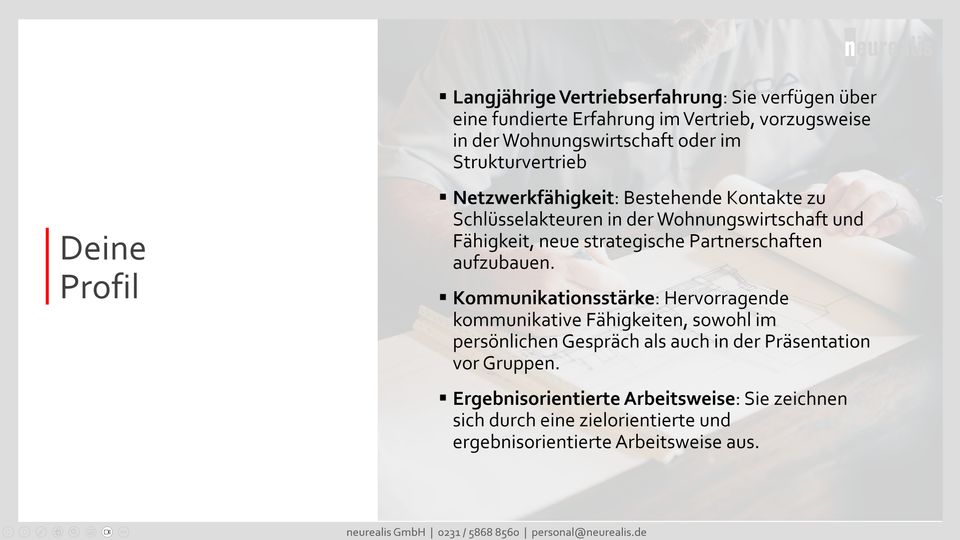 Außendienstmitarbeiter Innenausbau / Wohnungssanierung (m/w/d) in Dortmund