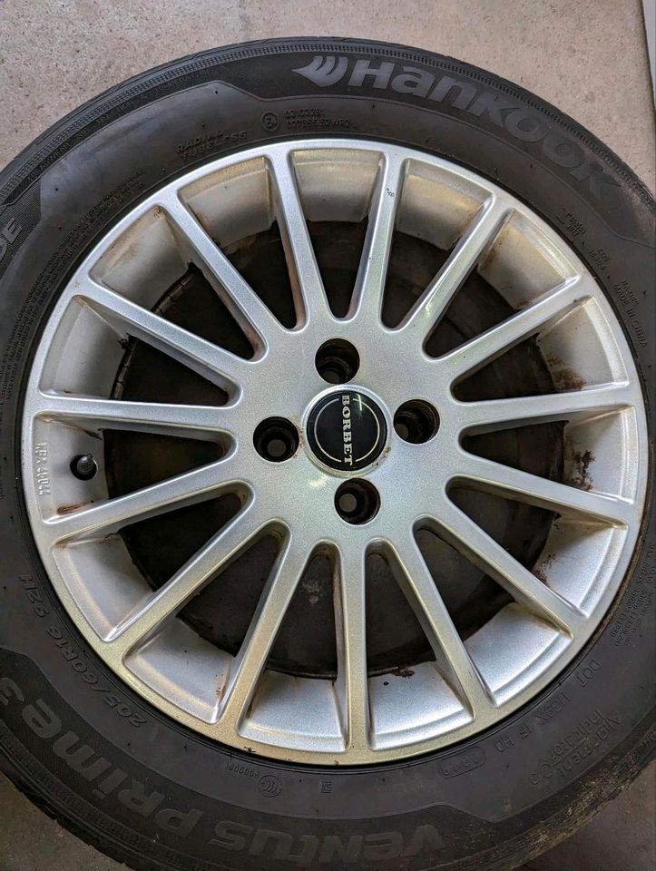 Renault Scenic Alufelgen Set Borbet auf Hankook 205/60 R16 92H in Delmenhorst