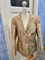 Seiden-Blazer 38 gold mit Floralstickerei Designerin Carla Degen Berlin - Wilmersdorf Vorschau