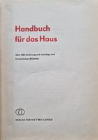 DDR Heimwerkerbuch "Handbuch für das Haus" Sachsen - Zeithain Vorschau