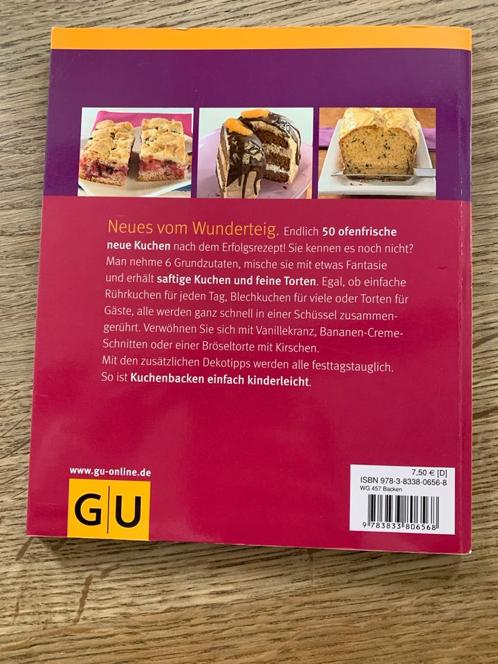 Buch 1 Teig 50 Kuchen von GU in Nürnberg (Mittelfr)