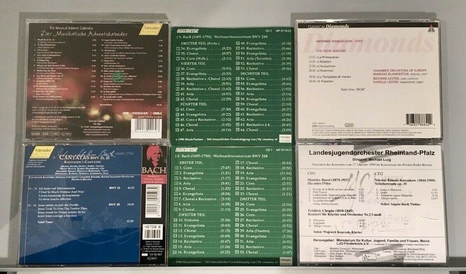 Klassik CD-Box (62 Stück) in Weinolsheim
