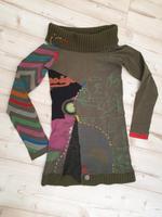 Desigual Pullover, Gr.S/M, Bunt/khaki Brandenburg - Schorfheide Vorschau