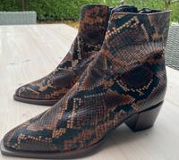 Neu Maripé Stiefelette braun Schlangenlederoptik Größe 40,5 Nordrhein-Westfalen - Gescher Vorschau