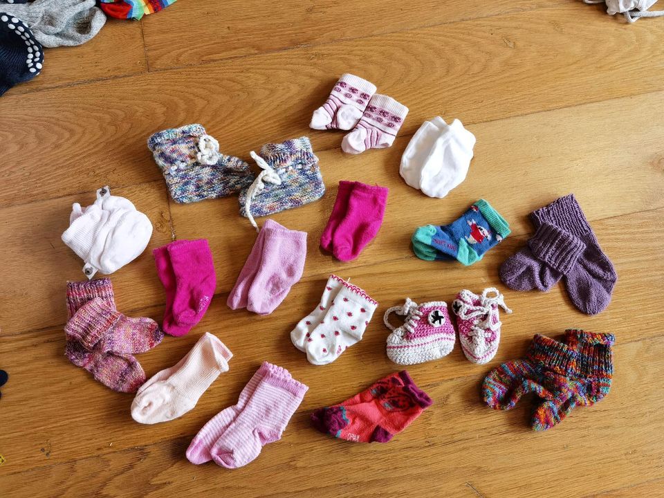 16 paar Mädchen Socken, überzieher, wagenschuhe, gestrickte socke in Rülzheim