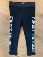 H&M sportliche Leggings mit Schriftzug Forget the Rules Schleswig-Holstein - Bad Bramstedt Vorschau