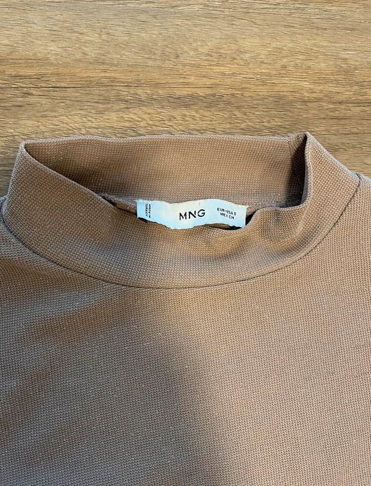 Mango Rosé Glitzer Langarmshirt in Centrum