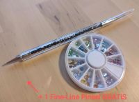 Nägel Nagel Modellage Overlays Glitzersteine Bunt **NEU** Dresden - Südvorstadt-Ost Vorschau