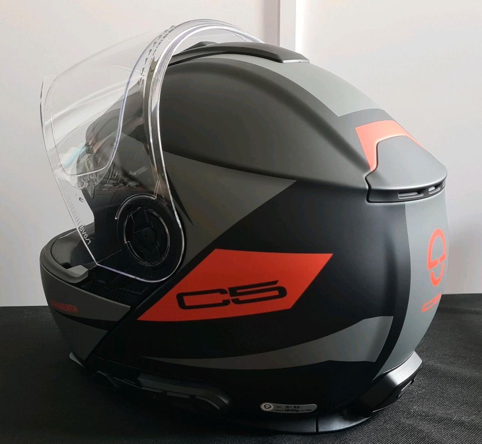 Klapphelm Schubert C5, Größe S/55, Eclipse Anthracite in Laufach