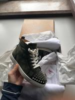 Louboutin Spikes Woman Sneaker velour grün Berlin - Mitte Vorschau