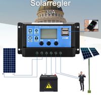 Solar Laderegler 30A PWM Solar Photovoltaik Regler USB 12V 24V Hessen - Bebra Vorschau