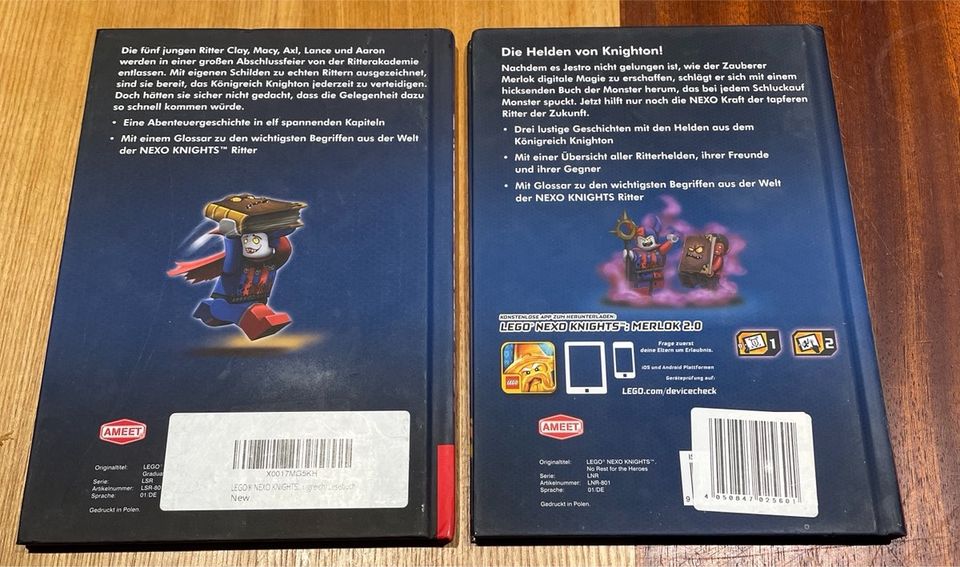 2 Bücher Lego Nexo Knights in Friedland