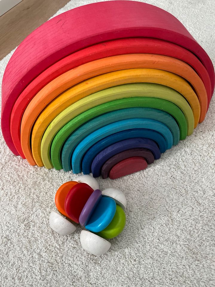 Grimms: Großer Regenbogen + Regenbogen-Auto (PlanToys) in Hamburg