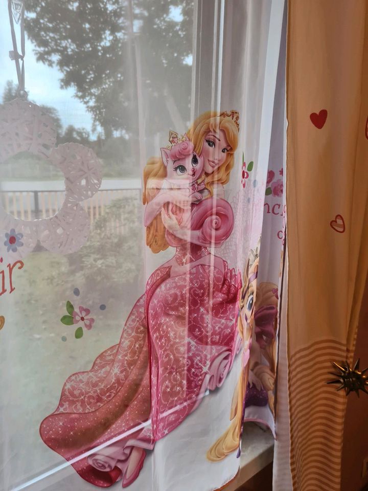 Disney Princess Gardine Vorhänge Vertbaudet Herz in Ludwigslust