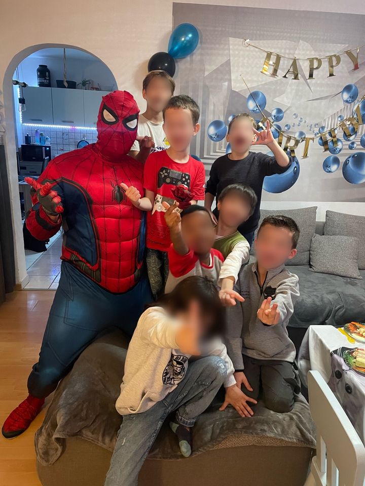 Spiderman Kinderanimation Maskottchen Kindergeburtstag in Köln