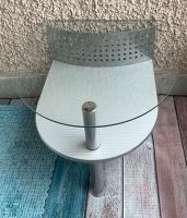 Kleiner Tisch Beistelltisch Nachttisch Glastisch silber farben München - Milbertshofen - Am Hart Vorschau