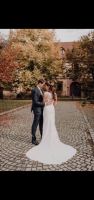 Brautkleid Hochzeitskleid XS mit perlenbesetzer Spitze Bayern - Penzberg Vorschau