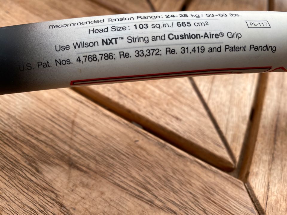 2 Wilson 6.2  Hyper Hammer / Hyper Carbon Tennisschläger in Gerolsheim