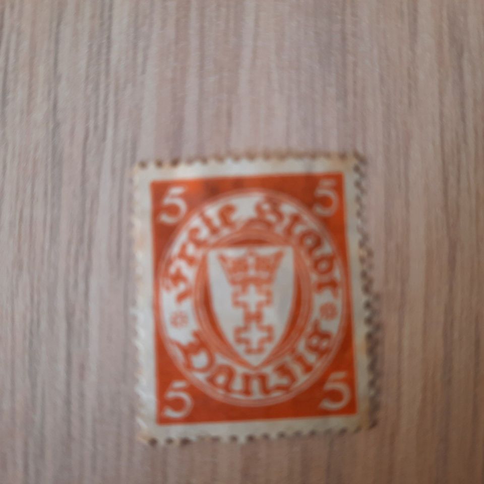 Briefmarken Wappen Danzig in Heiligenhaus