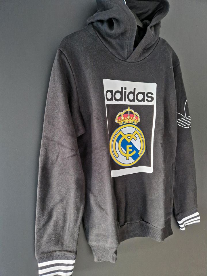 Real Madrid Pullover S NEU! Original Adidas ⚽️ Fußball in Bad Rappenau