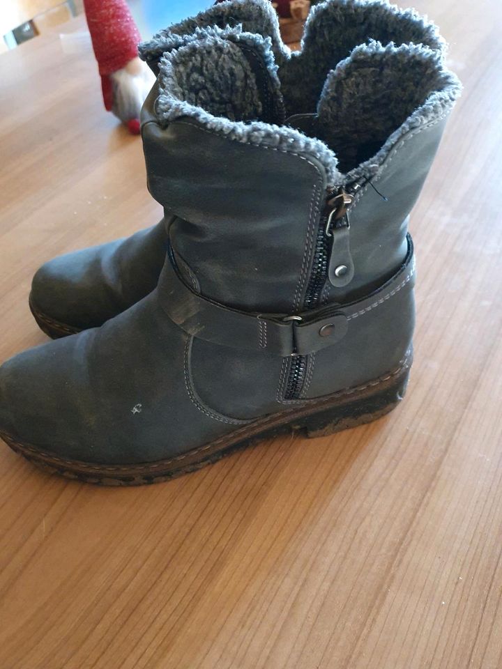 Stiefeletten grau Winter Gr. 38 in Dortmund