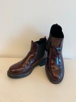 Stiefeletten, Lederschuhe Lackleder Burgunder-rot Hamburg-Nord - Hamburg Winterhude Vorschau
