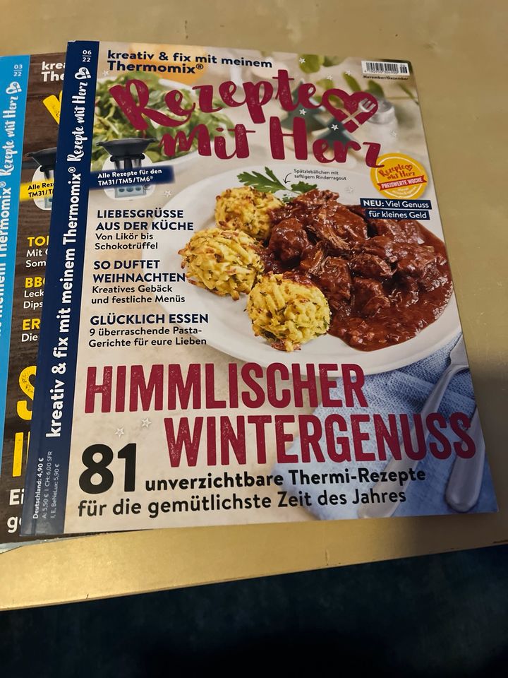 Verkaufe 6 Thermomix Rezepte mit Herz Zeitschriften je 4€ in Kandel