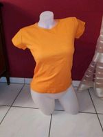 Crop-T-Shirt orange peach apricot aprikose Domyos Décathlon Baden-Württemberg - Schwieberdingen Vorschau