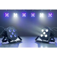 Vermietung PAR Scheinwerfer Fun Generation SePar Quad LED RGB UV Bayern - Bechtsrieth Vorschau