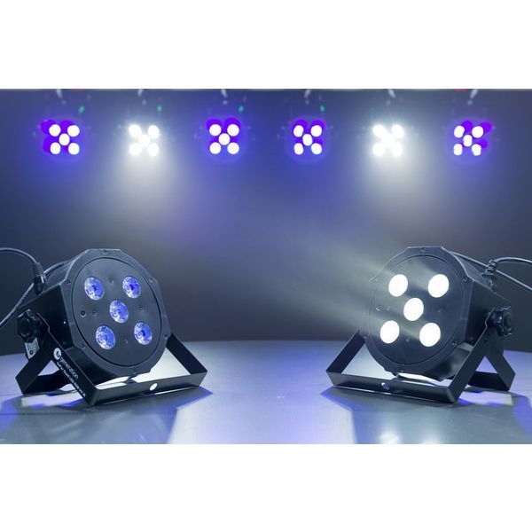 Vermietung PAR Scheinwerfer Fun Generation SePar Quad LED RGB UV in Bechtsrieth