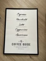 Desenio Bild Poster mit Rahmen Küche Kaffee Coffee Guide 50x70 Hamburg-Nord - Hamburg Winterhude Vorschau