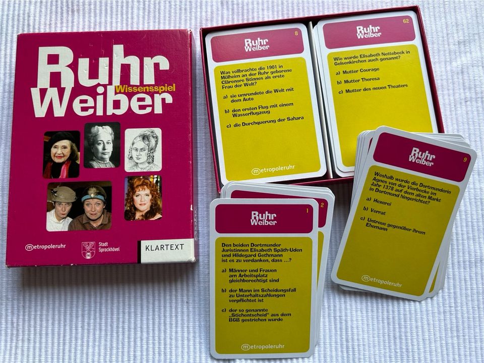 Top Kartenspiel Ruhrweiber Quiz Neuw Klartext Frauen Kultur Sproc in Oberhausen