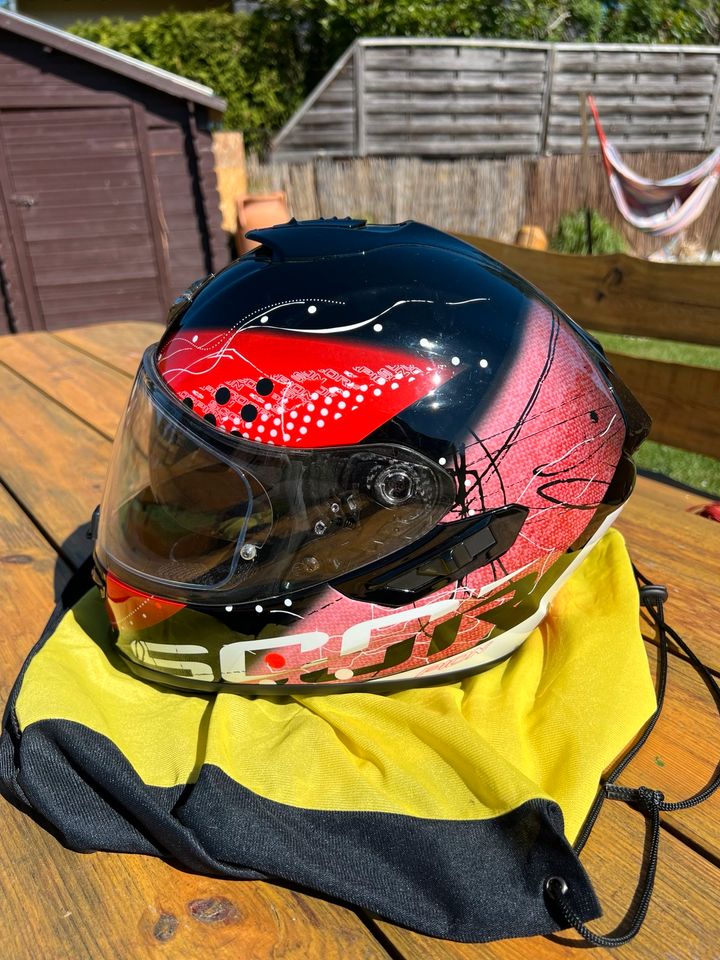 Verkaufe Motorradhelm von Scorpion Exo XS 54 cm in Leegebruch