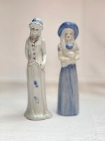 Porzellan Figuren zwei Damen weiß/blau Brandenburg - Woltersdorf Vorschau