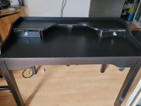 Schwarzer Ikea Schreibtisch mit Aufsatz zum FESTPREIS 50,00 € Hessen - Niddatal Vorschau