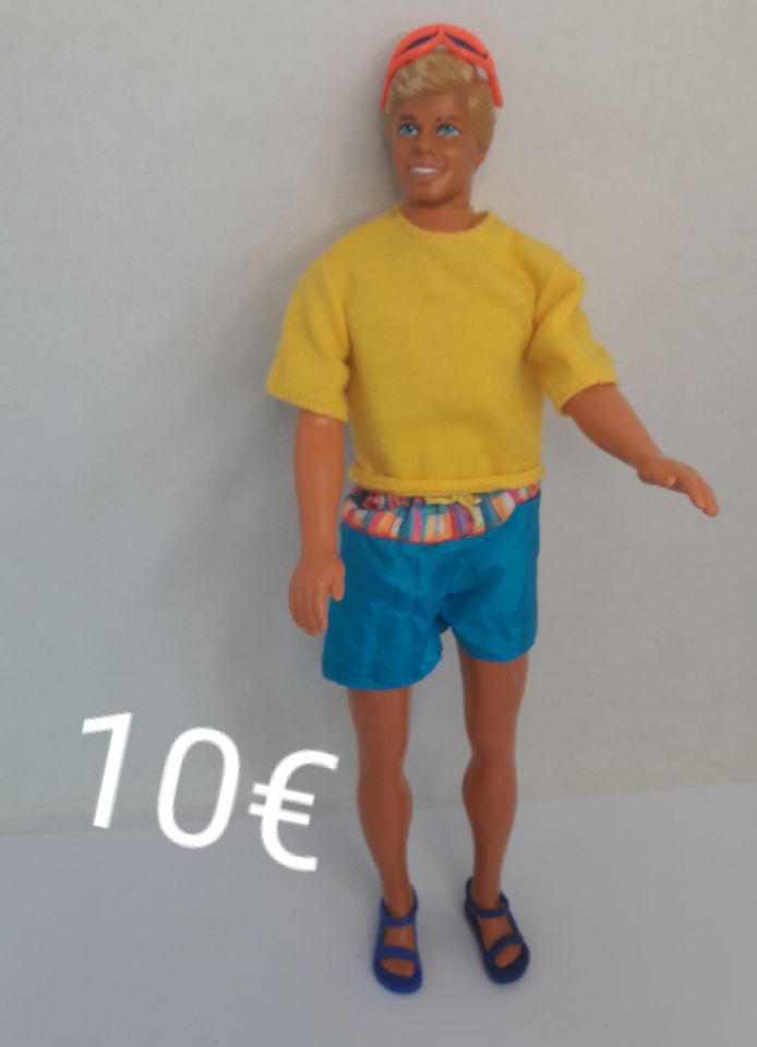 Barbie Puppen 80 90er Jahre G.I.Joe Blizzard Ken Dream Glow Midge in Korbach